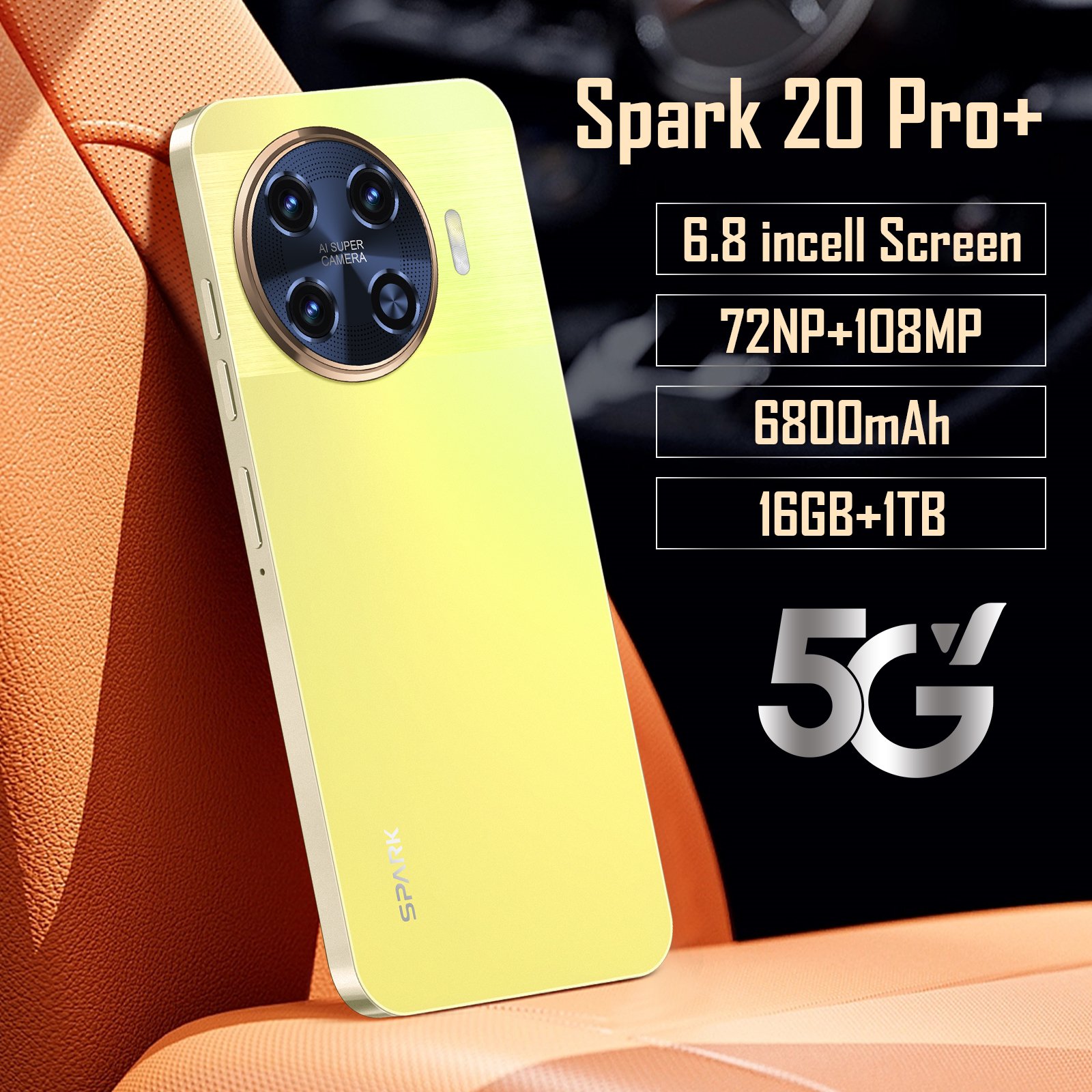Global version techno spark 20 pro unlocked smartphone 4g 5g android rugged cell mobile phones